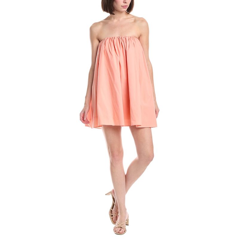 Caroline Constas Womens Goldie Mini Dress, Pink